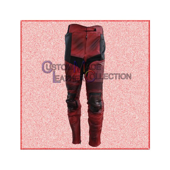 Deadpool Motorbike Leather Pant/Deadpool Custume pant