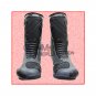 Deadpool Grey Motorbike Leather Racing Shoes / Biker Racing Boot