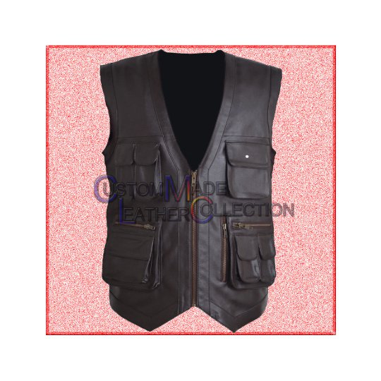 Jurassic World Chris Pratt Leather Vest