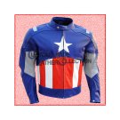 Captain America First Avengers Chris Evans Jacket/Biker Leather Jacket
