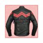 Captain America Black Leather Jacket/Biker Leather Jacket