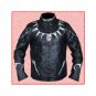 Black Panther Motorcycle Leather Jacket /Captain America Civil War Motorcycle Leather Jacket