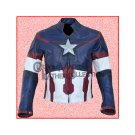 Chris Evans Captain America age of Ultron Real Leather Jacket/Biker Leather Jacket