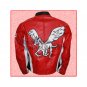 Carpe Diem Crazy Horse Red Riding Cary Ford Biker Leather Jacket