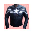 Chris Evans Captain America Motorcycle Real Leather Jacket/Biker Leather Jacket