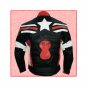 Captain America Motorbike Racing Leather Jacket/Biker Leather Jacket