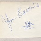 1957 Ice Hockey World Champion YNGVE CASSLIND Autograph