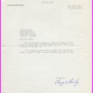 1953 NCAA 880 Champion LANG STANLEY Typed Letter Signed 1956