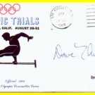 1968 Gymnastics Olympian DAVID THOR Autographed Cover 1968