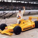 Three-time Indy 500 Winner JOHNNY RUTHERFORD Hand Signed Photo 8x10