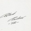 1980 Moscow Gymnastics Gold ROLAND BRUCKNER  Autograph 1980