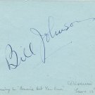 Actors BILL JOHNSON & EMLYN WILLIAMS Autographs from 1947