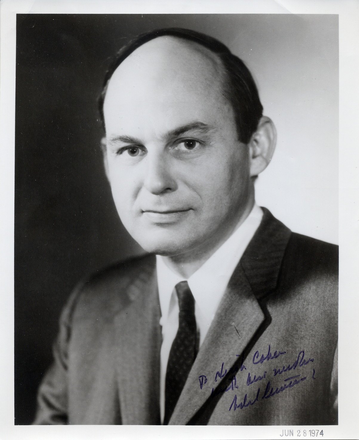 Illinois Senator ADLAI STEVENSON III Hand Signed Photo 8x10 from 1974