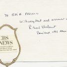 CBS News President RICHARD S SALANT Autograph Note Signed from 1970s