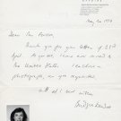 BBC Correspondent BRIDGET KENDALL Autograph Letter Signed 1994
