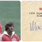 1976 Montreal Olympics T&F Discus Gold & WR - MAC WILKINS Orig Autograph 1970s