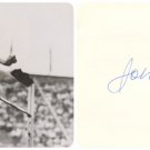 1948 Olympics T&F High Jump Gold - JOHN WINTER - Orig Autograph 1980s