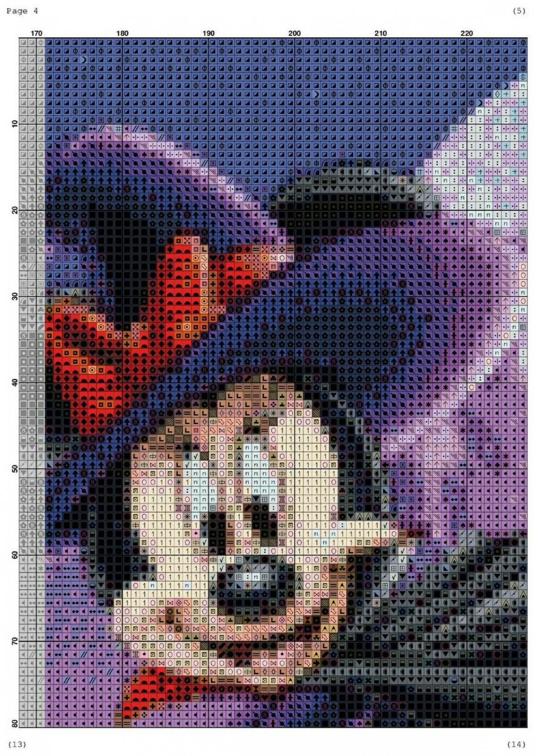 Halloween Disney Mickey Mouse Cartoon Counted Cross Stitch ...