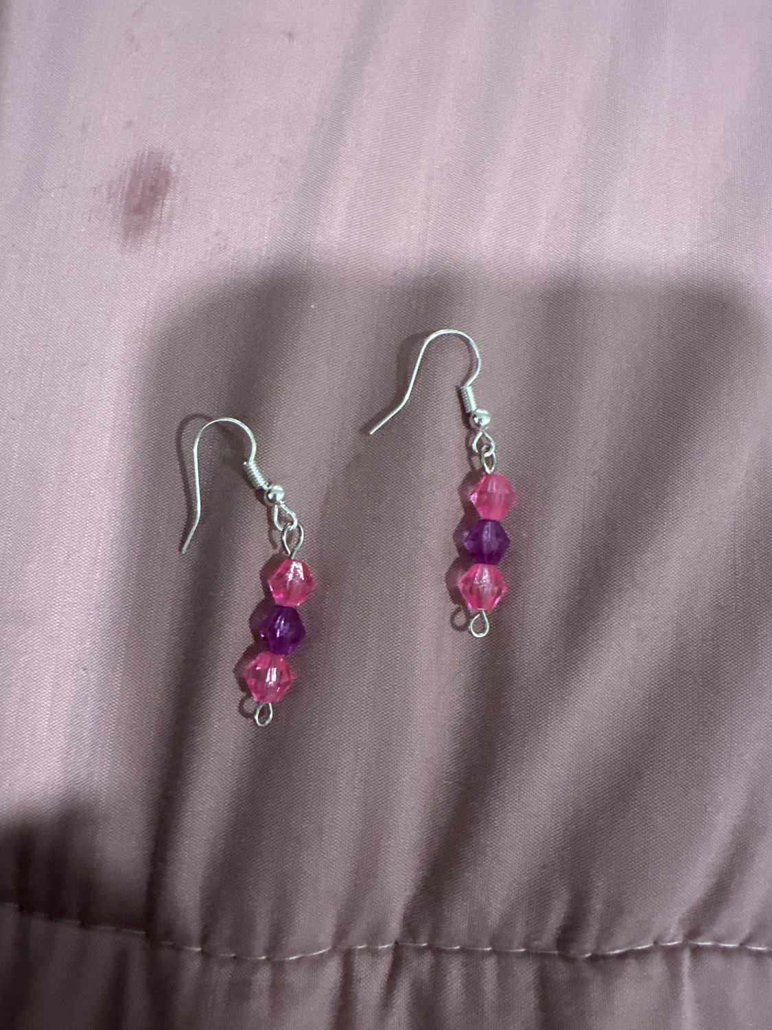 Pink and Purple Dangles