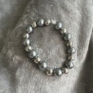 Blue and Silver Anklet