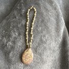 Gold and pearl necklace