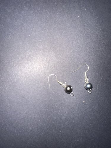 Silver earrings