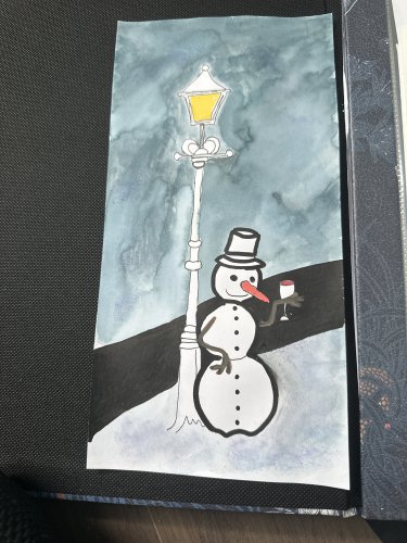 Drunken snowman