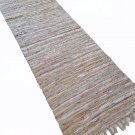 Leather Rug for Fireplace Fireproof Carpet BEIGE Hearth Fire Resistant Mat Rug