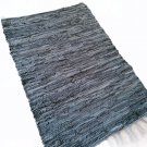 Leather Rug for Fireplace Fireproof Carpet GRAY Hearth Fire Resistant Mat Rug