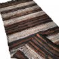 Leather Rug for Fireplace Fireproof Carpet BROWN GRAY Hearth Fire Resistant Mat Rug