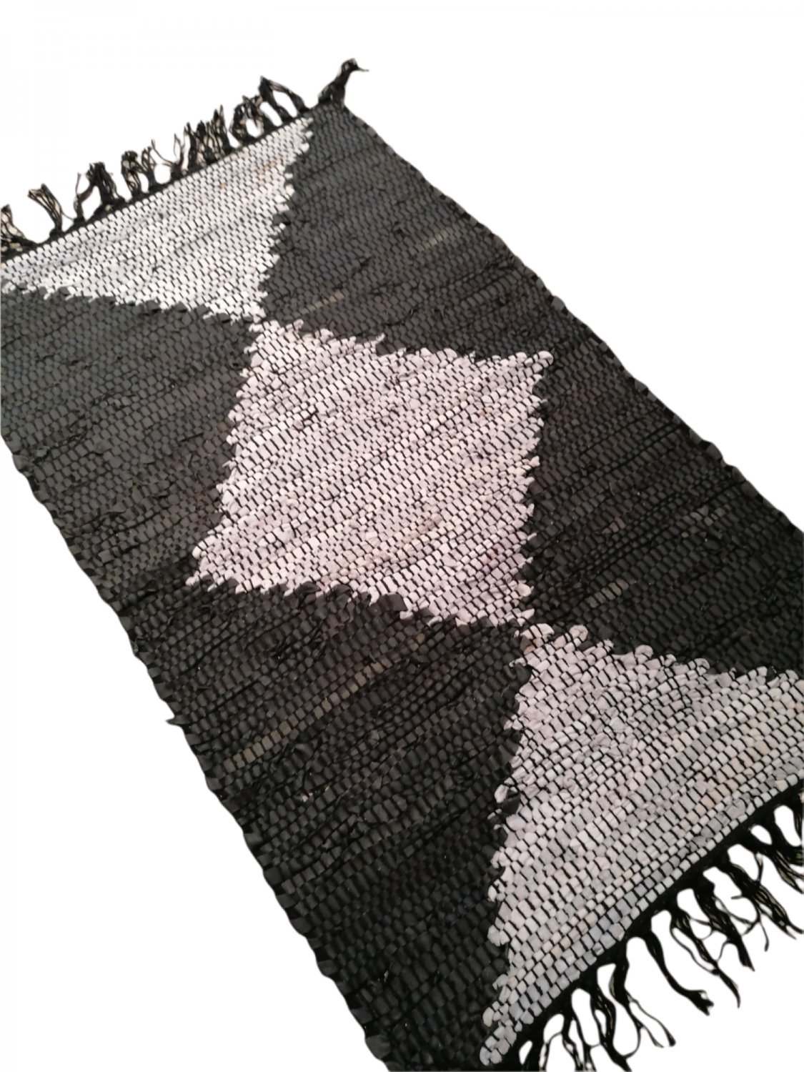 Leather Rug for Fireplace Fireproof Carpet GEOMETRIC Hearth Fire Resistant Mat Rug