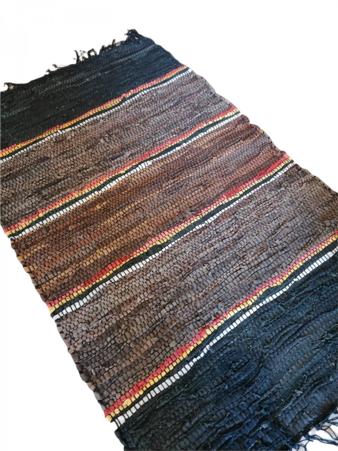 Leather Rug for Fireplace Fireproof Carpet VERTICAL LINES Hearth Fire Resistant Mat Rug