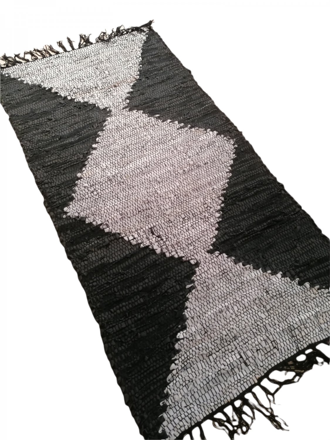 Leather Rug for Fireplace Fireproof Carpet GEOMETRIC Hearth Fire Resistant Mat Rug