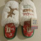 Dearfoams Women's Christmas Official Cookie Tester Slip-On Slippers Sz Small 5-6