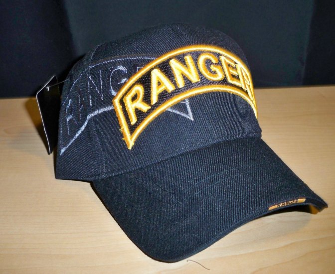 ARMY RANGER SHADOW CAP - BLACK
