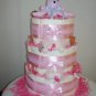 Three Tier Pretty in Pink Layered Puppy Training Pad Cake