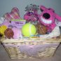 A MAXimum Puppy Gift Basket in Pink