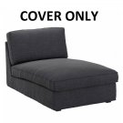 IKEA KIVIK Chaise Lounge Cover Slipcover Hillared Anthracite Gray 403.489.04