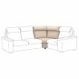 IKEA LIDHULT Cover for Corner Section Gassebol Light Beige 504.055.93