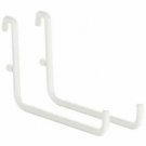 IKEA SKADIS Hook (2 Pack) Metal Hooks White Office Storage Cable Hanger 503.356.18
