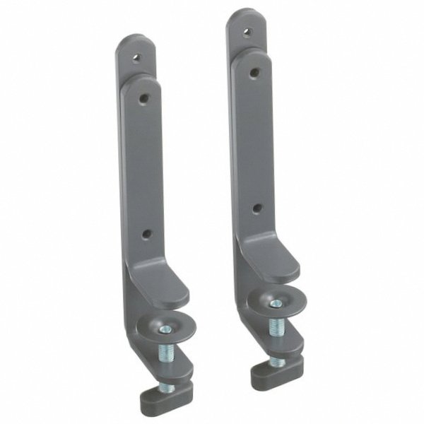 IKEA SKADIS Connector Steel Gray (2 Pack) Connect Pegboard to Desk 703.