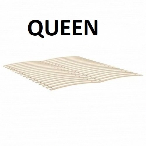 IKEA LUROY Bed Support Slats QUEEN Birch Veneer MALM Slatted Base Bunkie Board 001.602.15