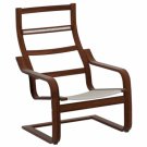 IKEA POANG Brown Oak Veneer Armchair FRAME Chair *NO CUSHION* POANG 501.557.49