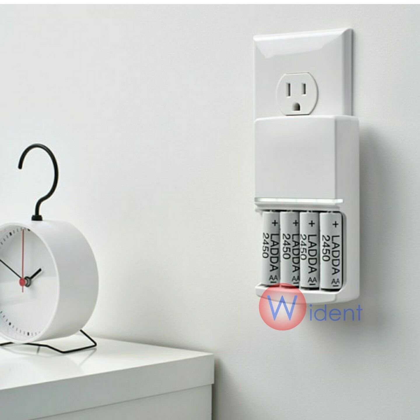 IKEA KVARTS Battery Charger AA AAA White 004.466.71