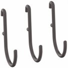 IKEA SKADIS Hook (3 Pack) Steel Gray Pegboard Hooks Bathroom Office Organizer 703.216.39