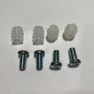 IKEA Plastic Sleeve And Screw Part # 105163 #102267 (4 pack) Furniture Hardware