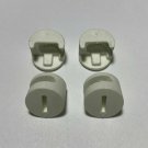 IKEA Part # 119030 #117434 Plastic Cam Lock Nuts (4 pack) White Hardware Parts