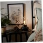 IKEA TARNABY Table Lamp (No Bulb) Dimmer Knob Retro Lantern Glass Anthracite