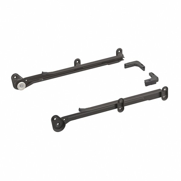 IKEA AURDAL Pull Out Rail for Baskets 14 3/4" (2 pack) Dark Gray 704.627.66
