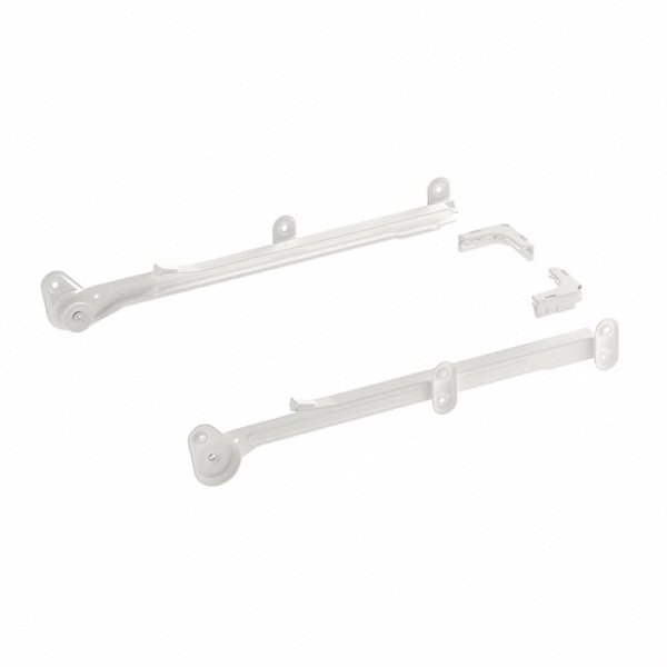 IKEA AURDAL Pull Out Rail for Baskets 14 3/4 " (2 pack) White 904.627.08